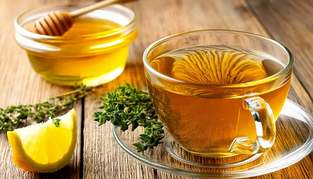 Une infusion au thym et au miel idéale pour booster l'immunité