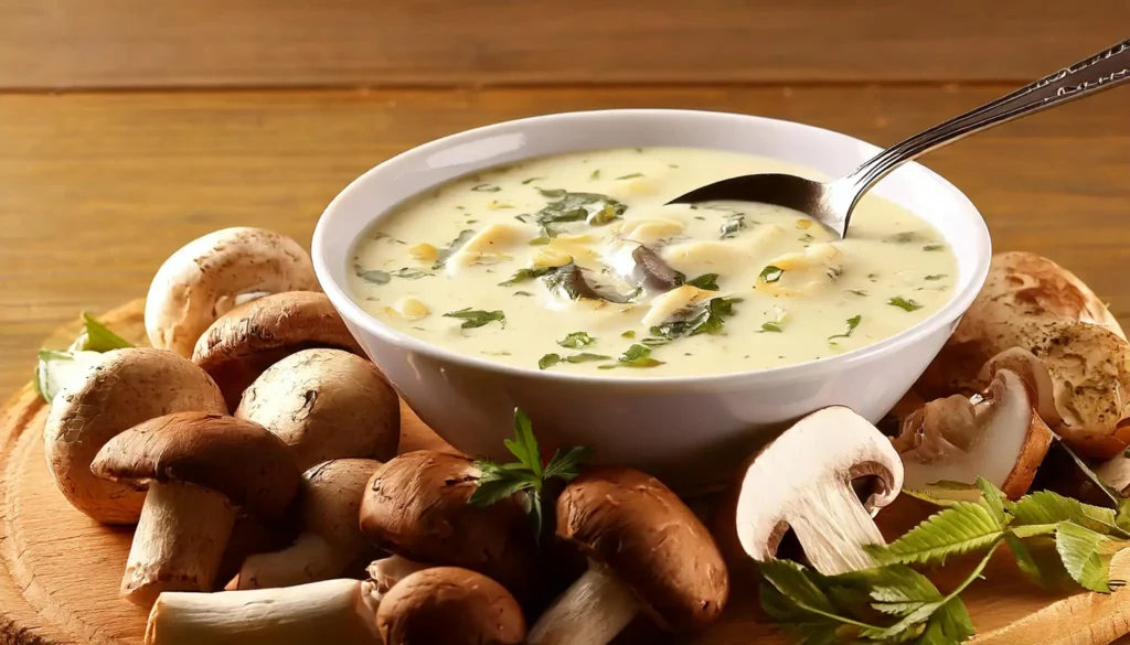 Une soupe de champignon idéale pour booster l'immunité