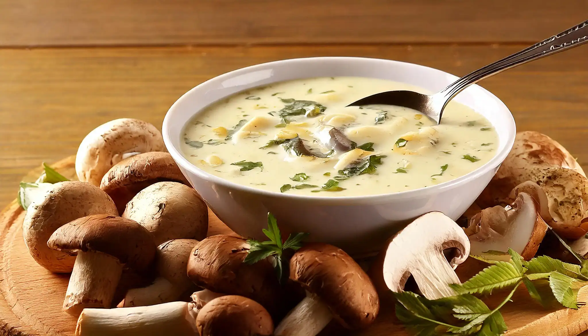 Une soupe de champignon idéale pour booster l'immunité