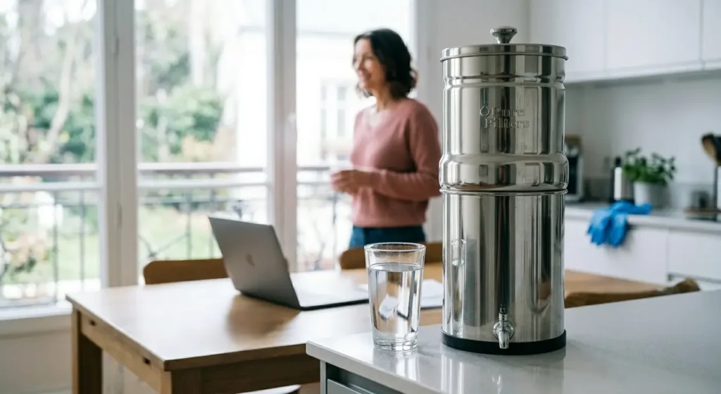 Filtre Berkey avis honnête : biofilm, certifications et pourquoi j'ai choisi Pure Filters